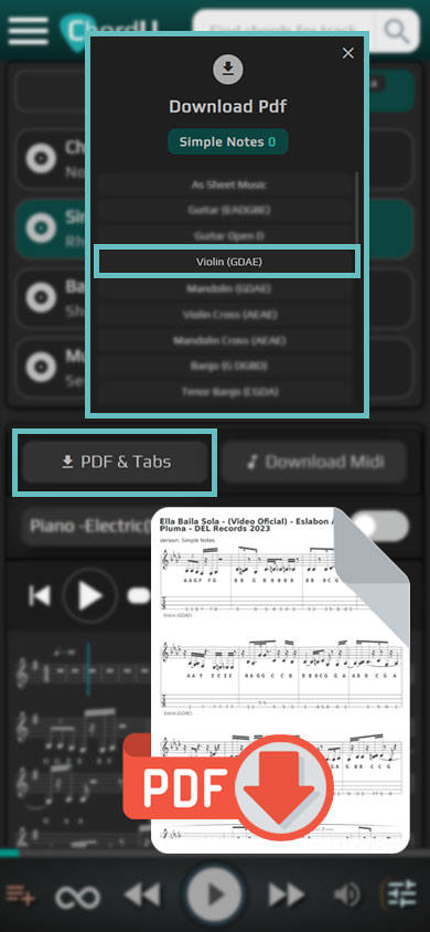 Tabs for Violin (GDAE) - Docs